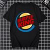 Men's T-shirt Crossfit Workout Burpee King Letter Printed Women T-shirt Boyfriend Husband Dad Funny Men's Summer Short Sleeved