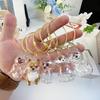1pc 3D Cat Hair Dog Hair Transparent Storage Box - Keychain Backpack Pendant Pet Cat Kitten Shaped Commemorative Charm Hairball Container