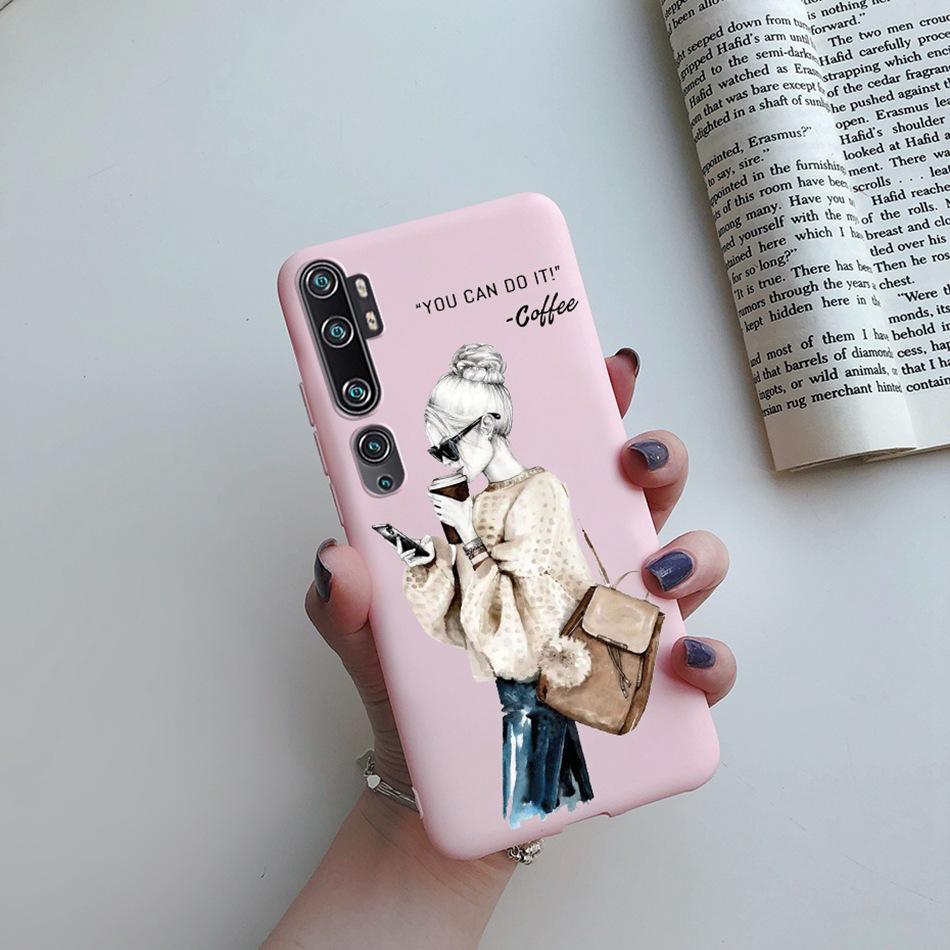 Love Heart Sunflower Case for Xiaomi Mi Note 10 Pro Case Bumper Silicone Back Cover for Xiomi Xiaomi Mi Note 10 Note10 Pro Case