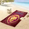 Lions Heart Print Beach Towel, Large Soft Quick Dry Towel for Beach Camping Swimming
