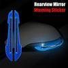 1 para samochodowe lusterko wsteczne odblaskowa naklejka stylizacja samochodu ostrzeżenie o bezpieczeństwie odblaskowa naklejka samochodowa listwa ozdobna na lusterko wsteczne