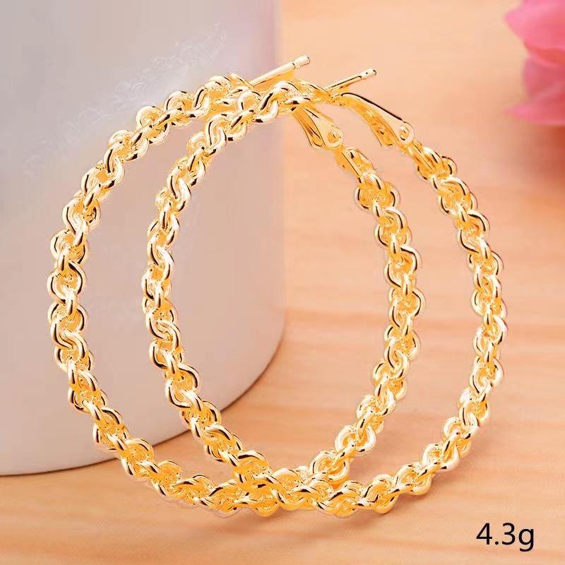 Exaggerated Personality Large Circle Earrings Popular Banquet Earrings Earrings