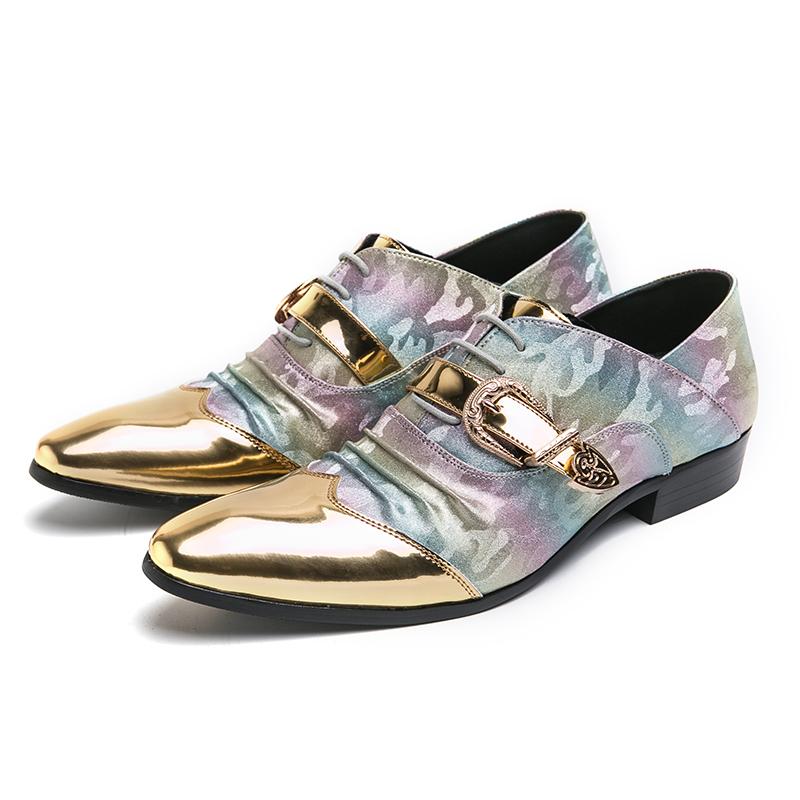 

Модная Золотая Повседневная Обувь Англия Челси Яркий Заостренный Носок Кожаная Обувь Мужская Обувь Слипоны Деловая Вечеринка Свадьба Оксфорды 38 золотой