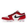 Air Jordan 1 Low TD Cleat Chicago 2023 Men Sneakers Red White Black FJ6245-106