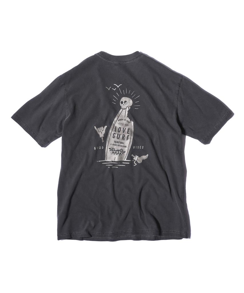 CALIFORNIA PROJECT Pigment T-Shirts Shark Alert (F.Black)