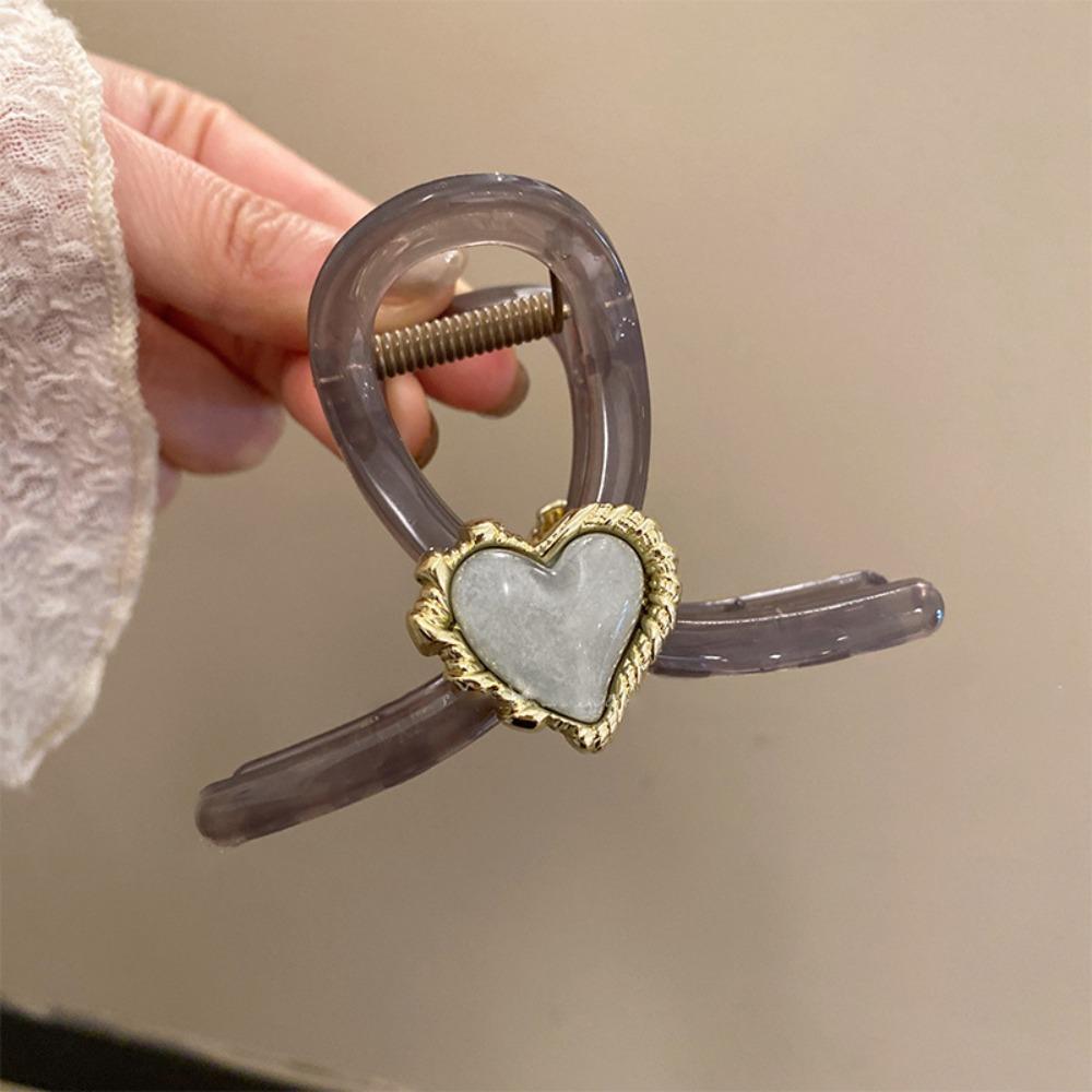 

Sweet Love Hair Clip Non-slip Grab Clamps New Hair Claw Girl