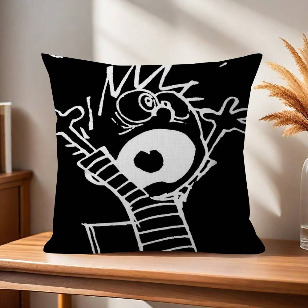 Anime CCalvin and HHobbes pillow cover sofa cushion cover home room decoration children gift
