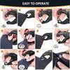 Snap Fastener Tool Set Snap Fastener Pliers Adjustable Snap Setter Snap Install Tool Pliers for Replacing Tarps
