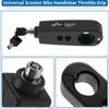Bike Handlebar Lock, Compact ABS Anti-Theft Lock, Lightweight Portable Cycling Security for Commuting & Travel, Free 5 Reflective Stickers