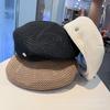 Beret women's summer simple small standard casual thin breathable painter hat trendy round face showing small face out of the street bud hat