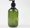 500ml Plastic Refillable Travel Bottle for Shampoo and Body Wash, 1 Pack