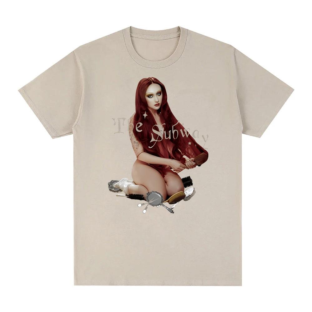 Chappell Roan-The Subway T Shirt High Quality Short SleeveTees Top Summer 100%Cotton Tshirt Sudaderas Soft Comfortable Tees