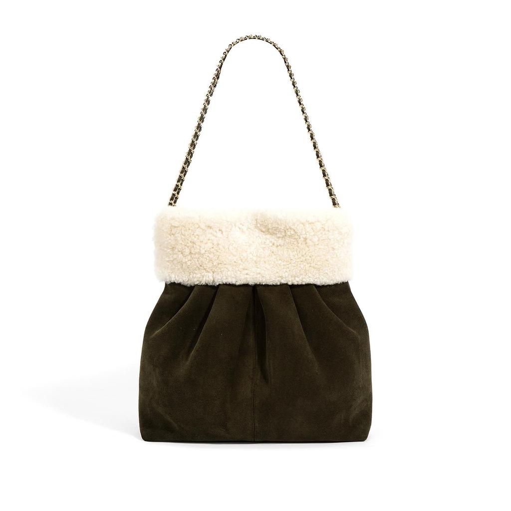 High-End Genuine Leather Women's Crossbody Shoulder Bag – Fashionable Small Square Handbag