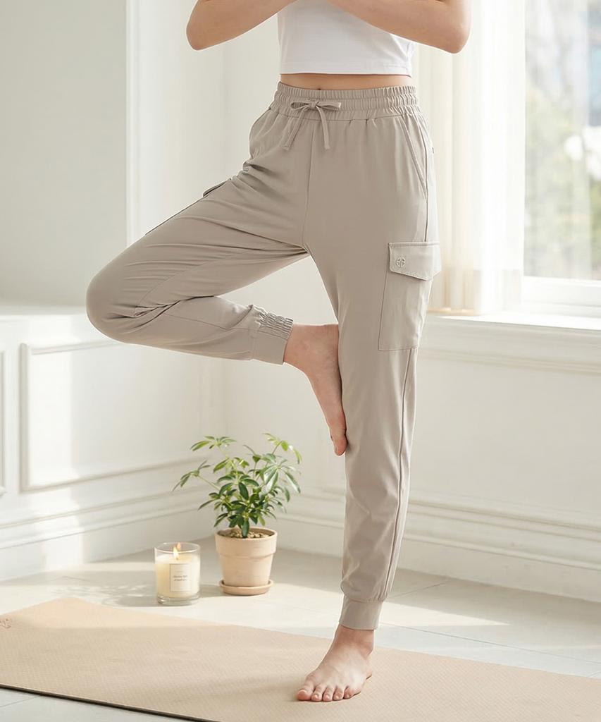 2ELA Cool Fit Cargo Women'S Venturi Cooling Cargo Jogger Pants 5 Colors (Type A)