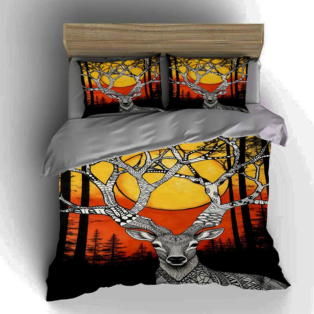 Abstract, vibrant, nature. Bedding Duvet cover sets Duvet covers Pillowcases gifts (1 * Duvet Cover 2 * Pillowcases, without duvet insert)