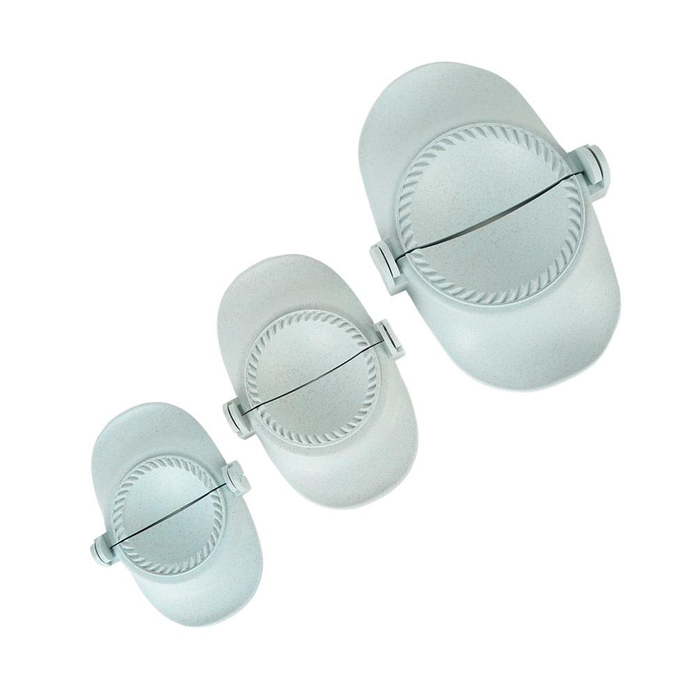Plastic Stainless Steel Dumpling Press Mold Set Dumpling Skin Press Set Kitchen Tool