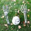 Plastový hororový kostlivec Ornament Halloweenské dekorace pro domov Halloween Vnitřní zahrada Patio Venkovní kostra Děsivé rekvizity Dekor