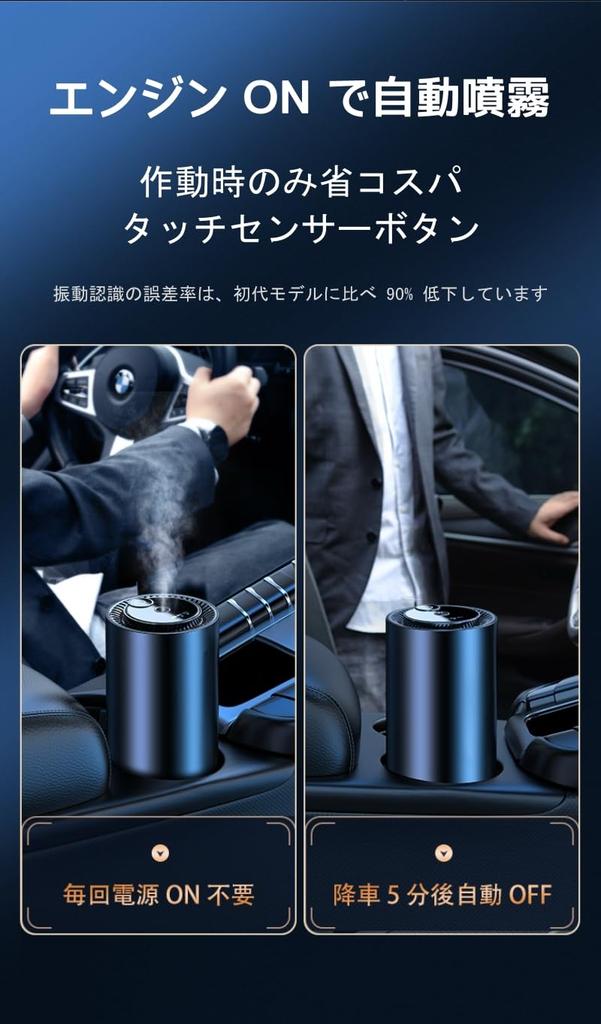 FLIRVA Auto, Autoduft, Ultraschallzerstäubung, 2,0 Feinstpartikel, Sprühbar