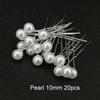 Simulated Pearls U-shaped Hair Pins Handmade Metal Clip Pins Women Girls Bridal Hair Accessories Wedding Hairstyle Design Tools