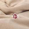 Pink Tourmaline Gemstone 925 Sterling Silver Handmade Jewelry Designer Ring For Women RR-76-1