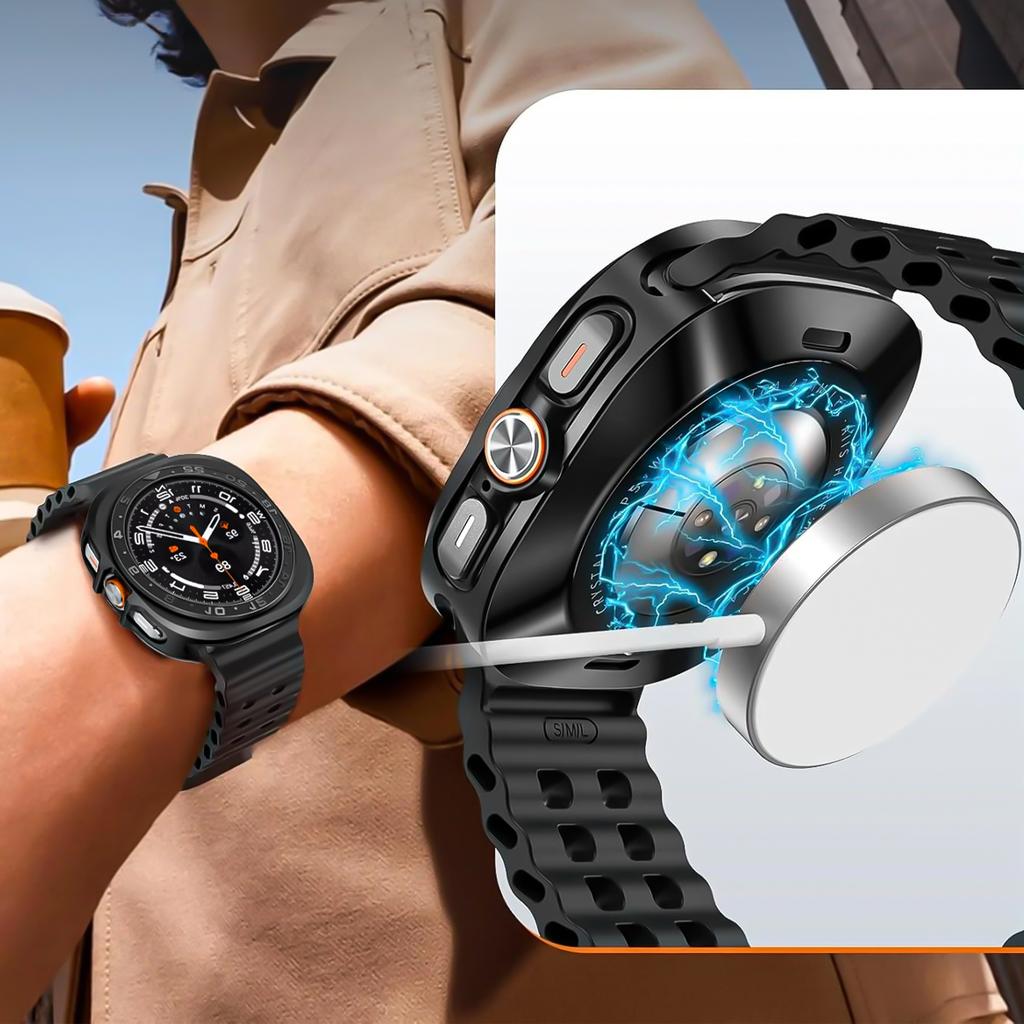 Metal Case For Samsung Galaxy Watch Ultra 2025 Case Accessories Hard Frame Metal Case for Samsung Galaxy Watch 7 Ultra 47mm