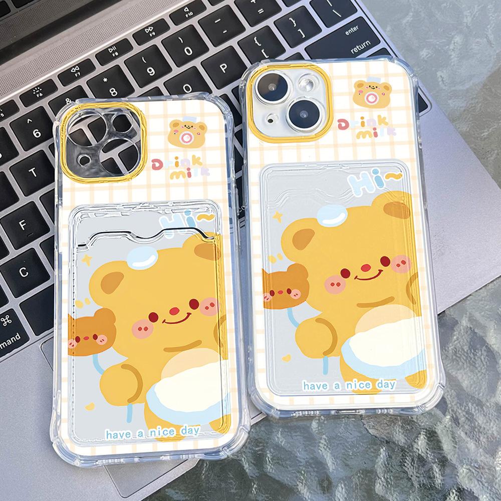 Card Phone Case for iPhone 17 16 15 Pro Max 17 16 15 Pro for Samsung S25 S24 S23 S22 Ultra S21 S20 FE A05s A25 A35 A55 for Xiaomi Redmi Note 12 Case