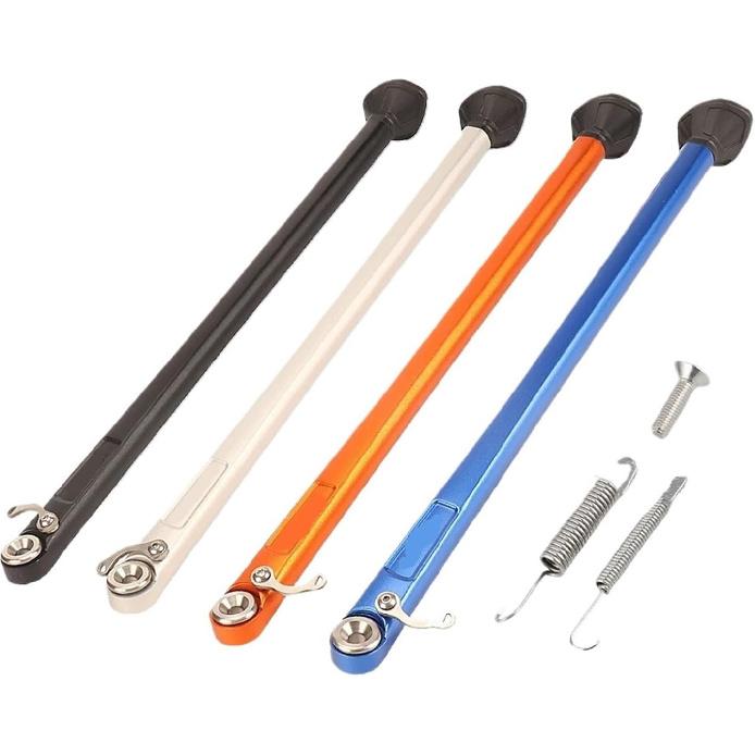 Béquille Latérale de Stationnement pour Moto avec Ressort Compatible avec Husqvarna TE FEXC XCW XCF XCFW EXC EXC EXCF 150-450 500 530(Ensemble B Noir)