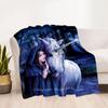 Gothic Style Blanket Comfortable Perfect for Livingroom Bed Seaside Four Seasons Multipurpose Warmthful Decor Best Holiday Gift for Friends Family