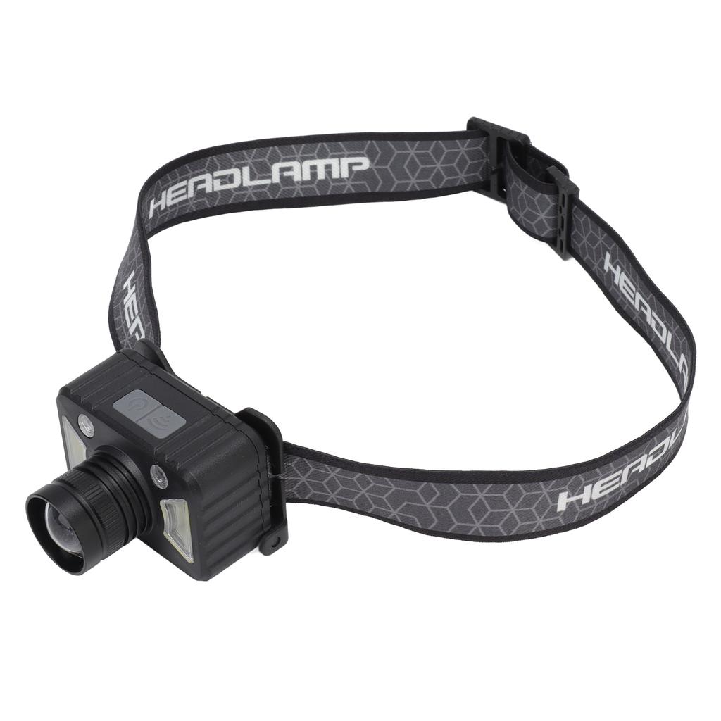 LED Headlamp USB Charging Small Lightweight Induction Headlamp for Outdoor Camping Hiking Travel
