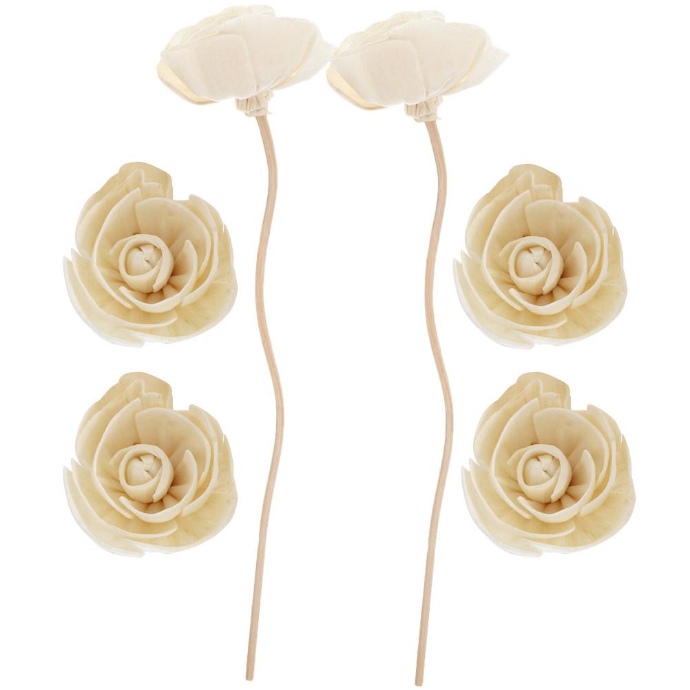 6 Stück Diffusor mit Stäben Ätherisches Öl Aromatherapie Flüchtige Diffusoren für Zuhause Faserblume