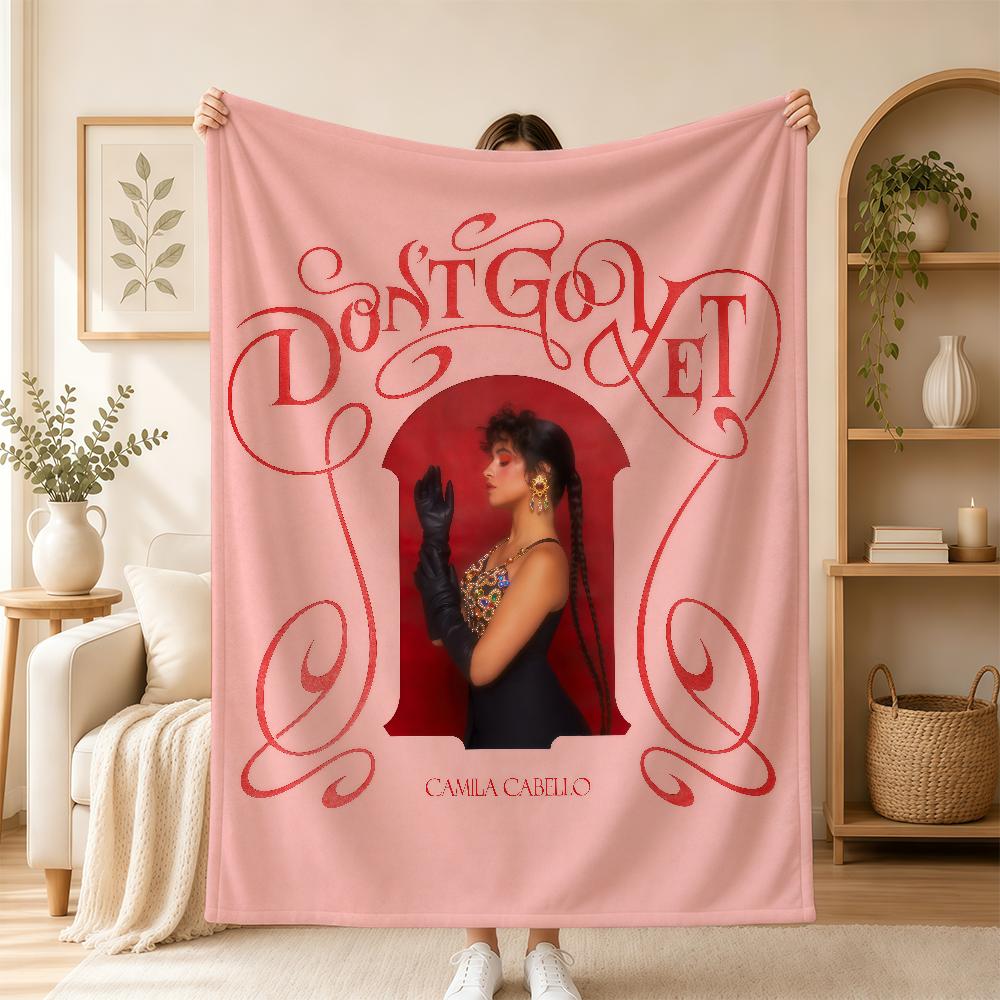 Singer C-Camila C-Cabello Blanket For Soft Warm Knee For Bedroom Living Room Bed Sofa Camping Picnic Office Gift