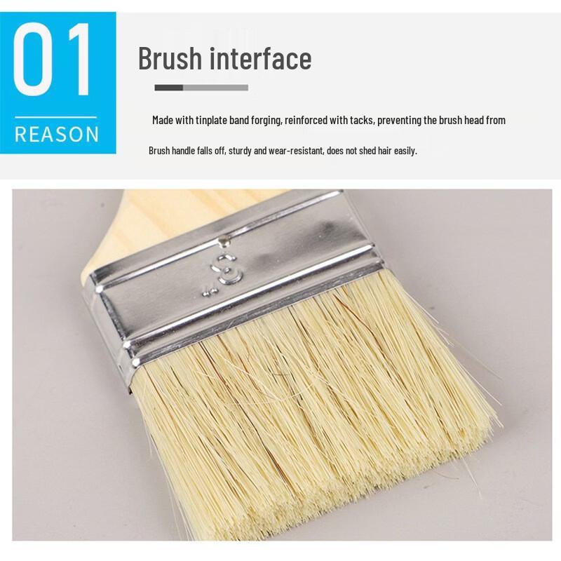 Wooden Handle Paint Brush