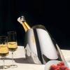 Secchiello per Ghiaccio Vaso in Acciaio Inossidabile a Specchio di Lusso, Secchiello per Champagne in Metallo, Adatto per Bar, Famiglia, Ristorante, Decorazione per Feste