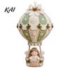 Decorative Wall Hanging Ornaments DIY Christmas Hot Air Balloon Ornament Kit, 3D Handmade Fabric Craft Festive Home Decor Project with Santa