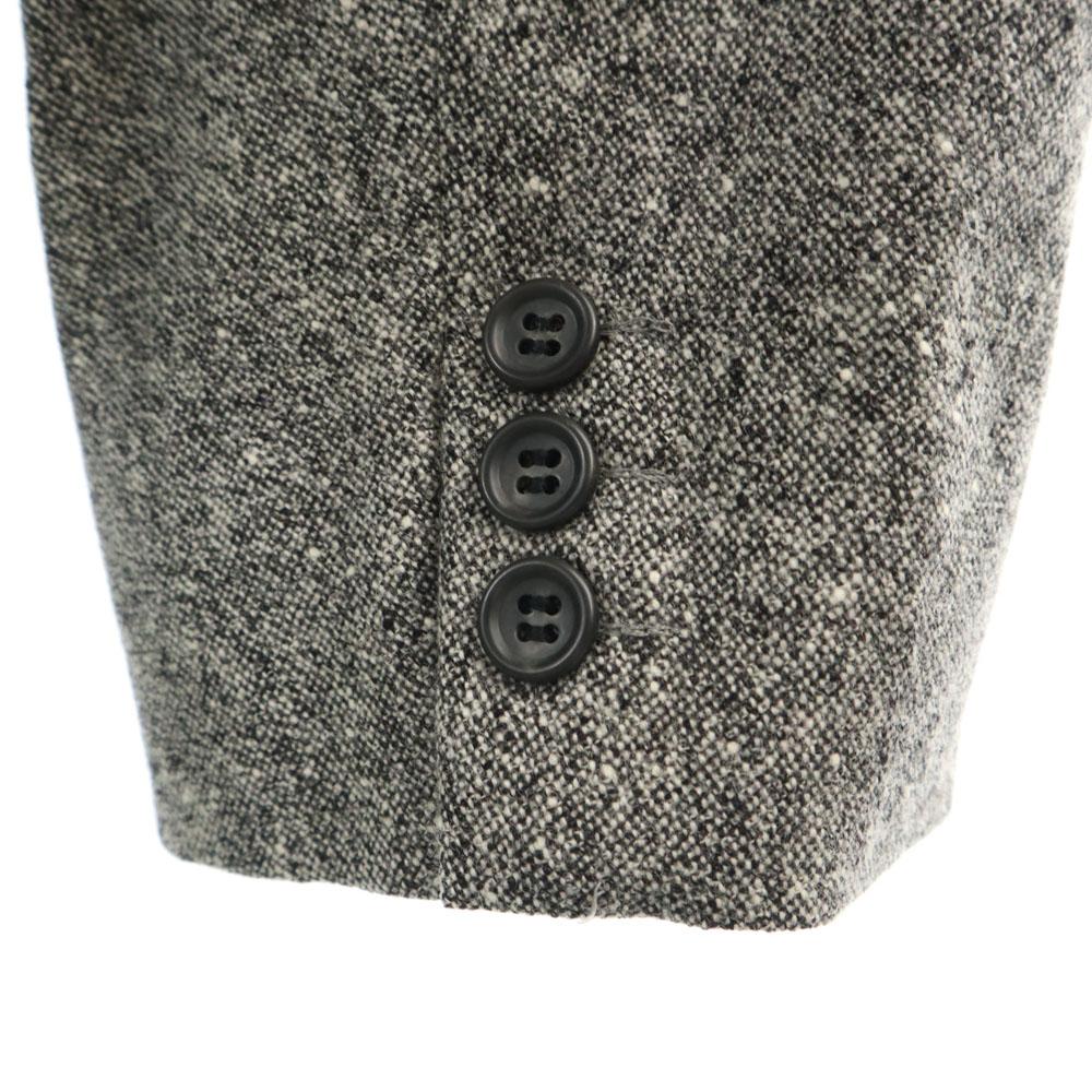 LANVIN 80s 90s Wool Old tailored jacket S46-24 gray Men's Used