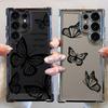Ink Butterfly Case for Samsung Galaxy S21FE s24ultra s24fe S24 S25 Ultra S22 Ultra S20 FE S23 S25 Plus Soft Cover