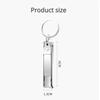 1pc Foldable Ultra-Thin Portable Stainless Steel Nail Toe Cutter, Trimmer Scissor Manicure Pedicure Tool Fingernail Clipper