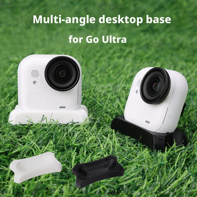 For Insta360 GO Ultra Non-Slip Silicone Base Desktop Stand Base Multi-angle Mount Fixed Bracket Shooting Camera Accessories