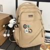 School bag Elementary school girl Junior high school student High school student College boy Burgundy backpack Backpack