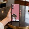 D-David-ID A-Art-RT Phone Case For Samsung S25,24,23,22,30,21,10,9,Ultra,Plus,Lite,FE,4,5 G Soft Black Case