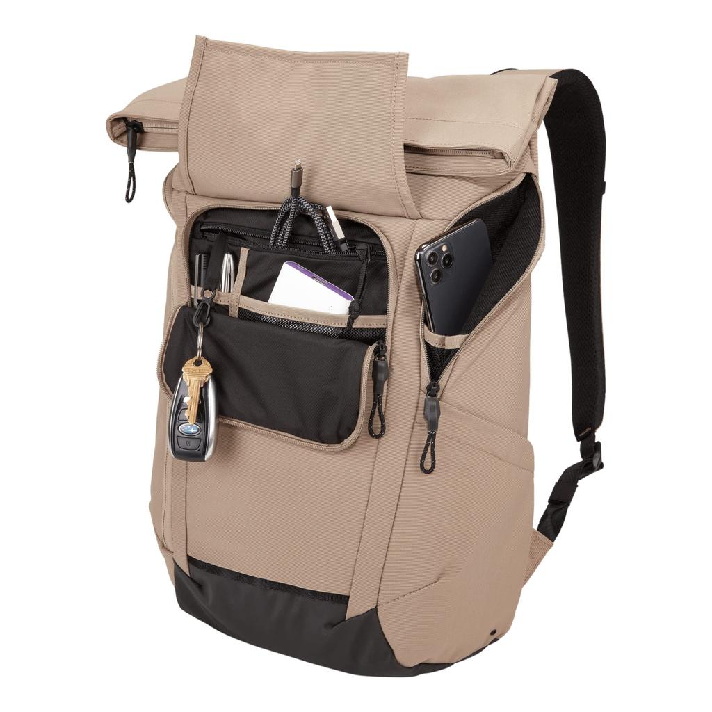 Thule Paramount Can store Timberwolf Backpack, Capacity 24L, laptop,