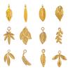 CARLIDANA Fashion Leaf Stainless Steel Charms Leaves Pendants DIY Drafts Fashion Jewelry Accessories Necklaces Jewelry Making