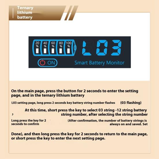 Universal Battery Charging Indicator Easy To Use Portable Multifunction LED Power Display Board Energy Saving Battery Level Indicator