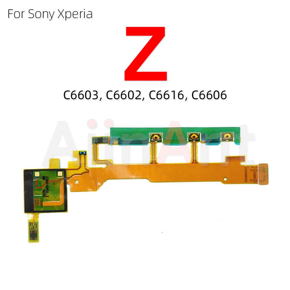 on/off Power Flex For Sony Xperia Z Z1 Z2 Z3 Z4 Z5 Compact Premium Plus L3 L4 M4 M5 Side Key Button Volume Flex Cable
