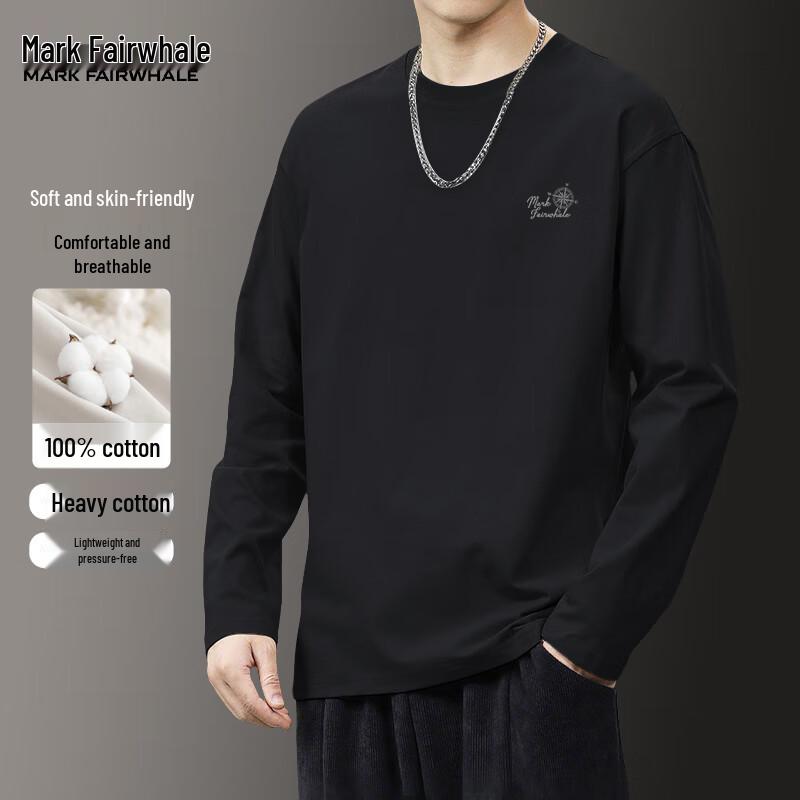 Mark Fairwhale Men's Pure Cotton Long Sleeve T-Shirt