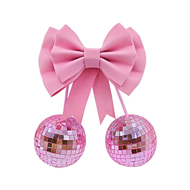 

1 шт. Зеркальный подвесной шар, креативные вишневые диско-шары, вечеринка, свадьба, праздничное украшение, зеркальный стеклянный кирпич, вишневый домашний декор 28x18 см