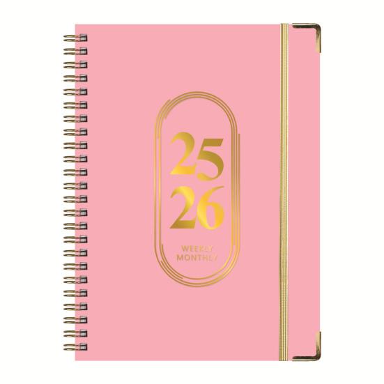 2025-2026 Planner 18-Month Daily Weekly Monthly Planner Organizer Runs Jul. 2025 - Dec.2026 Spiral Agenda Book for Office School Supplies
