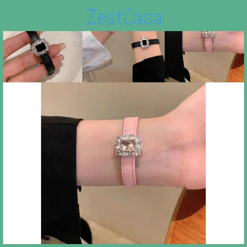 Geometric Gemstone Highend Leather Bracelet Versatile Jewelry For Occasions All
