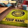 Custom Name Bvb 09 Football Team Rug Office Rug Chair Mat Non Slip Carpet Rugs for Bedrooms Dining Room Living Room Home Decor gifts