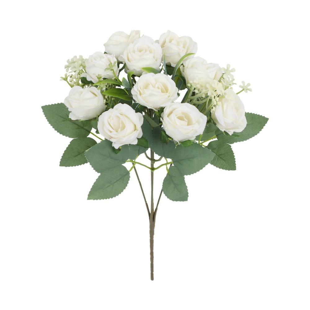 

Lifelike with Stems Artificial Rose Flowers Real Touch Floral Arrangements Fake Rose Silk Flowers Wedding